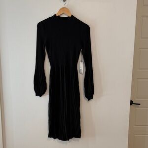 Draper James for Kohls  Black Puff Sleeve Dress